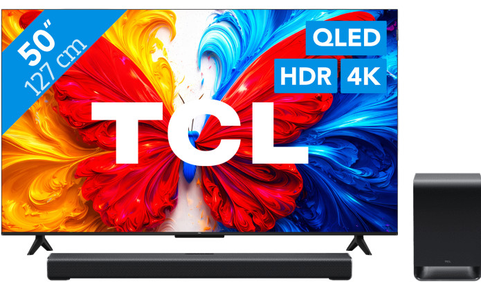 TCL QLED 50" S5L (2026) + TCL S60K Main Image