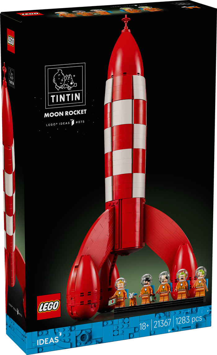 LEGO Ideas Tintin Maanraket 21367 verpakking