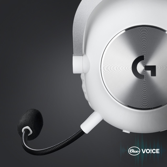 Logitech G PRO X 2 Lightspeed Wireless Gaming Headset Wit product in gebruik