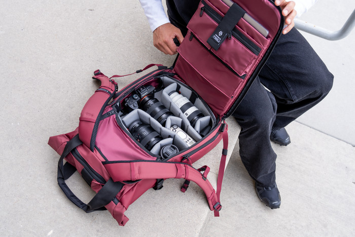 WANDRD Essential Plus Camera Cube V2 product in gebruik