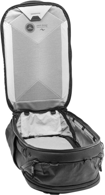 Peak Design Travel Backpack 45L v2 Black inside