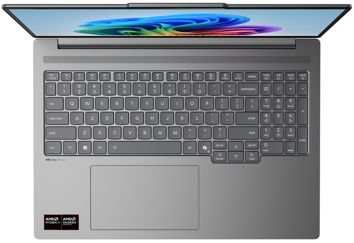 Lenovo IdeaPad Pro 5 OLED Copilot+ PC 16AGP11 83SJ001VMH bovenkant
