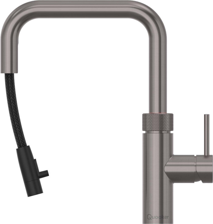 Quooker COMBI+ & Quooker Flex Square Gunmetal voorkant