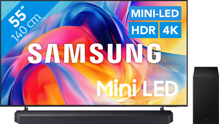 Samsung Mini-led 55" M73H (2026) + Samsung HW-Q600F (2025) Main Image