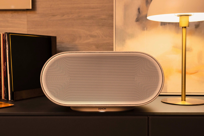 Denon Home 600 Silver product in use