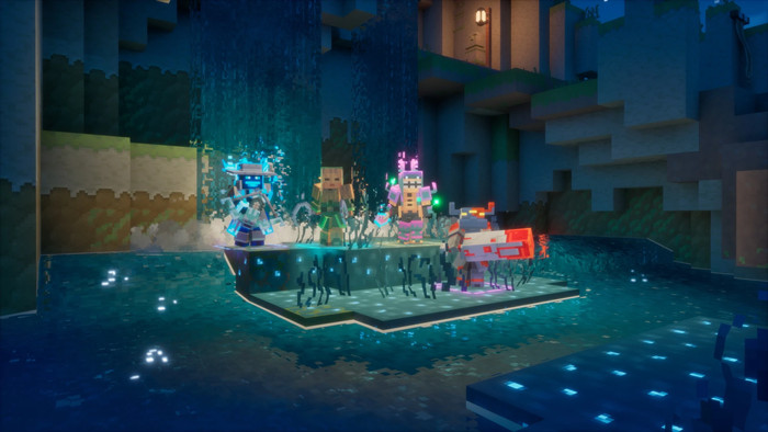 Minecraft Dungeons II Nintendo Switch 2 product in gebruik