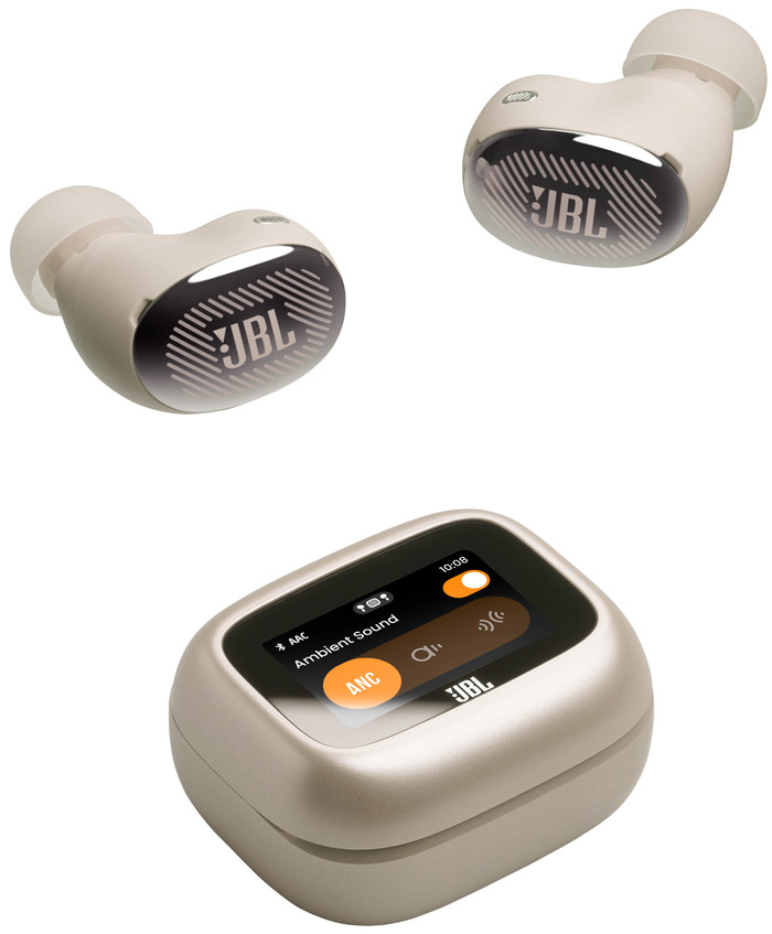 JBL Live Buds 4 Champagne front