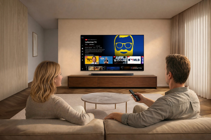 Samsung Led 43" U8070H (2026) product in gebruik