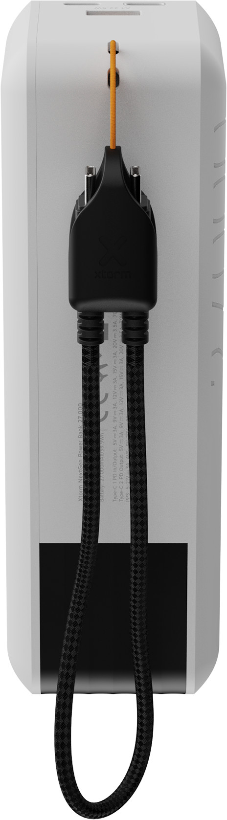 Xtorm NextGen 70W Powerbank 27.000mAh Wit onderkant