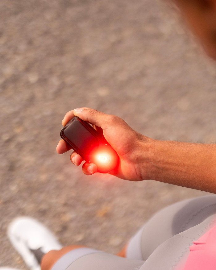 Garmin Varia RearVue 820 Radar Achterlicht product in gebruik