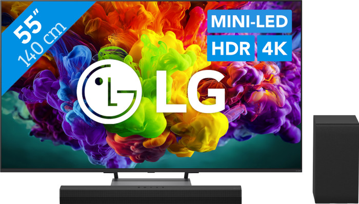 LG Mini-led 55" QNED93 (2026) + LG DS40T Main Image