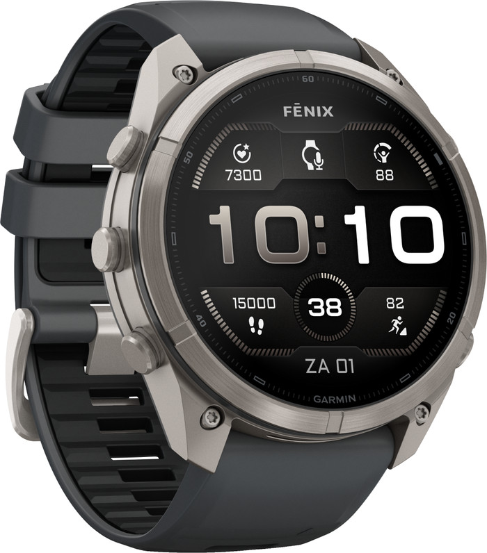 Garmin Fenix 9 Pro Zwart 51mm linkerkant
