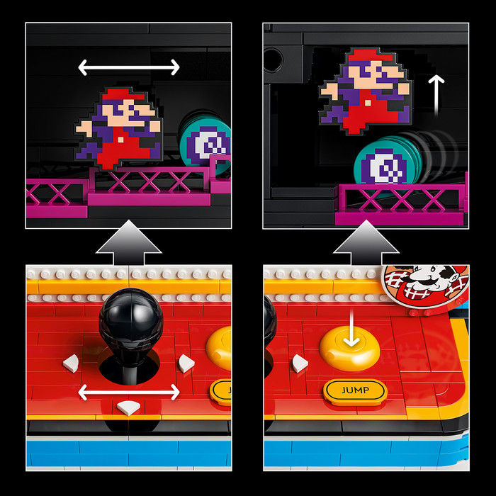 LEGO Super Mario Donkey Kong Arcadekast 72051 detail