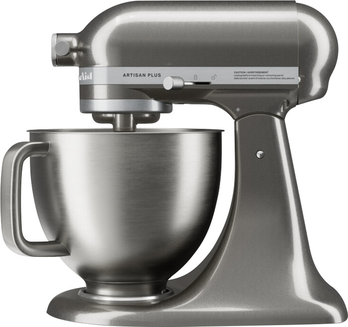 Kitchenaid 5KSM50PKVEMS Medallion Silver linkerkant