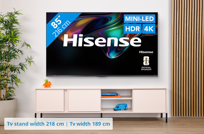 Hisense RGB Mini LED 85" UR8S (2026) visual Coolblue 1