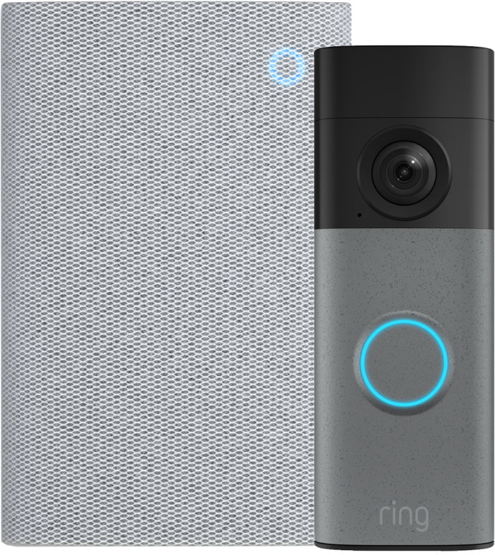 Ring Batterij Video Deurbel 2e Generatie Zilver + Chime Main Image