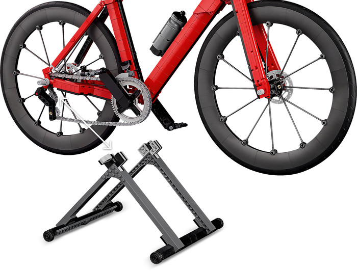 LEGO Icons Racefiets 11380 detail