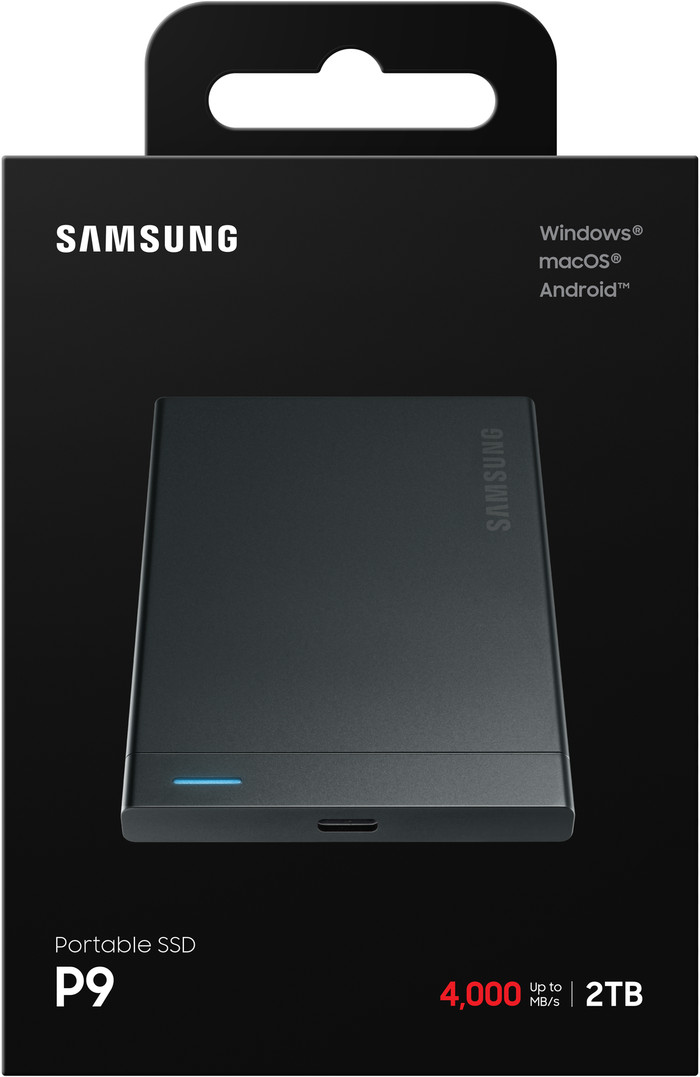 Samsung P9 Portable SSD 2TB packaging