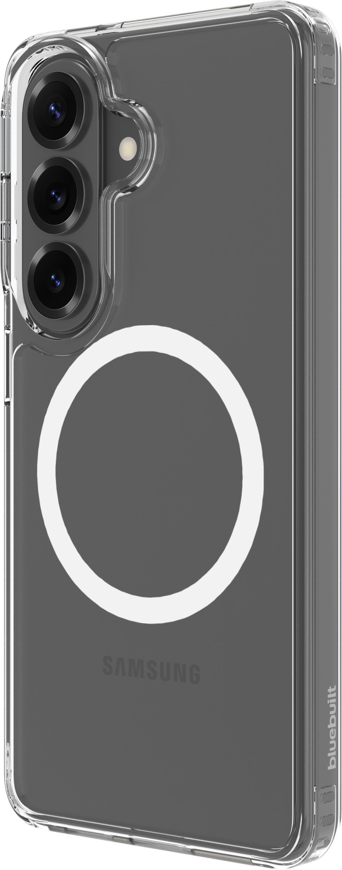 BlueBuilt Protective Back Cover with Magnet Galaxy S26 Transparent right side