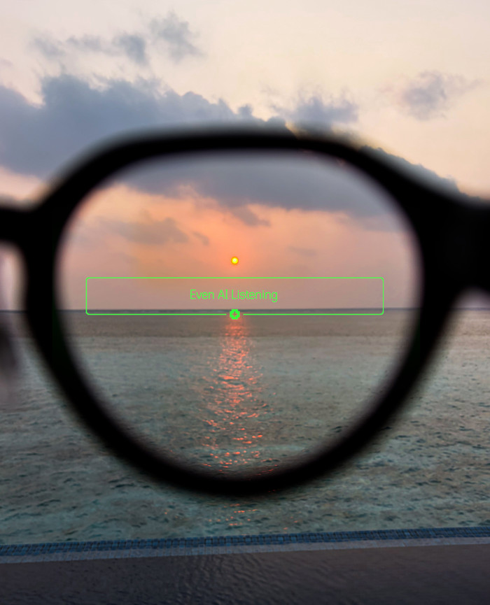 EvenRealities Even G2A Smart Glasses Green product in use