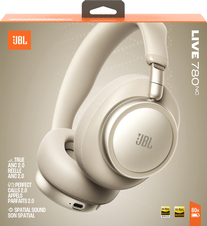 JBL Live 780NC Champagne verpakking