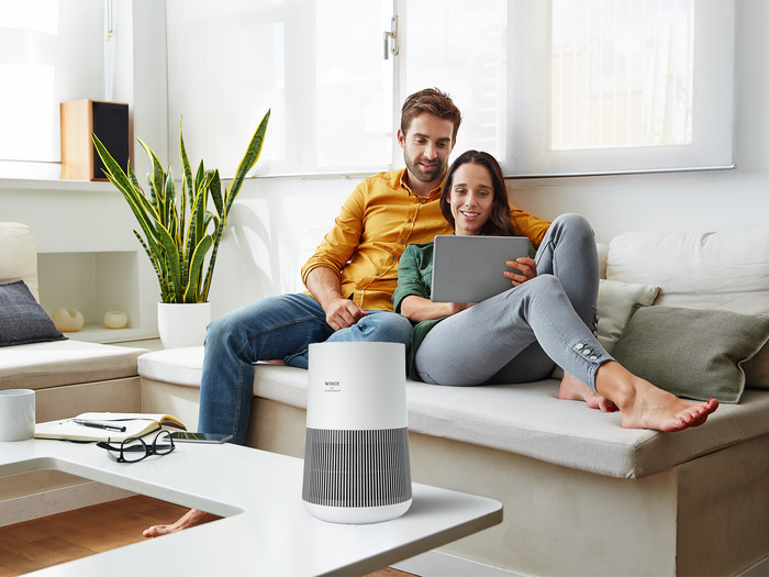 Winix T500 WIFI product in gebruik