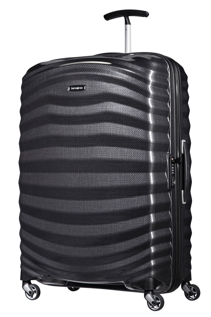 Samsonite Lite-Shock Spinner 75cm Black right side