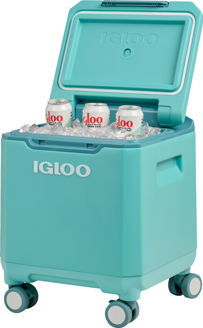Igloo Tag Along Too Spinner 360 Lagoon product in use