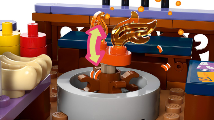 LEGO Friends Cozy Fall Forest Cabin 42705 product in use