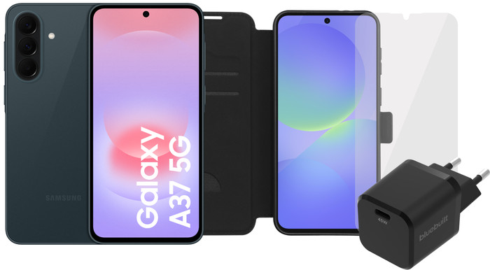 Samsung Galaxy A37 128GB Dark Green 5G + Complete Accessory Pack Main Image