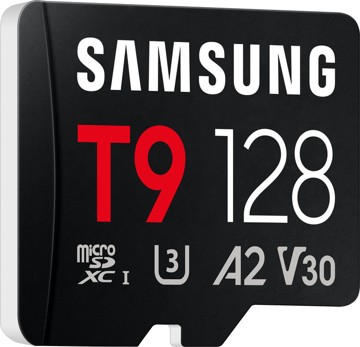 Samsung MicroSDXC T9 128GB 200MB/s rechterkant