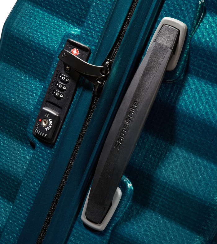 Samsonite Lite-Shock Spinner 75cm Petrol Blue detail