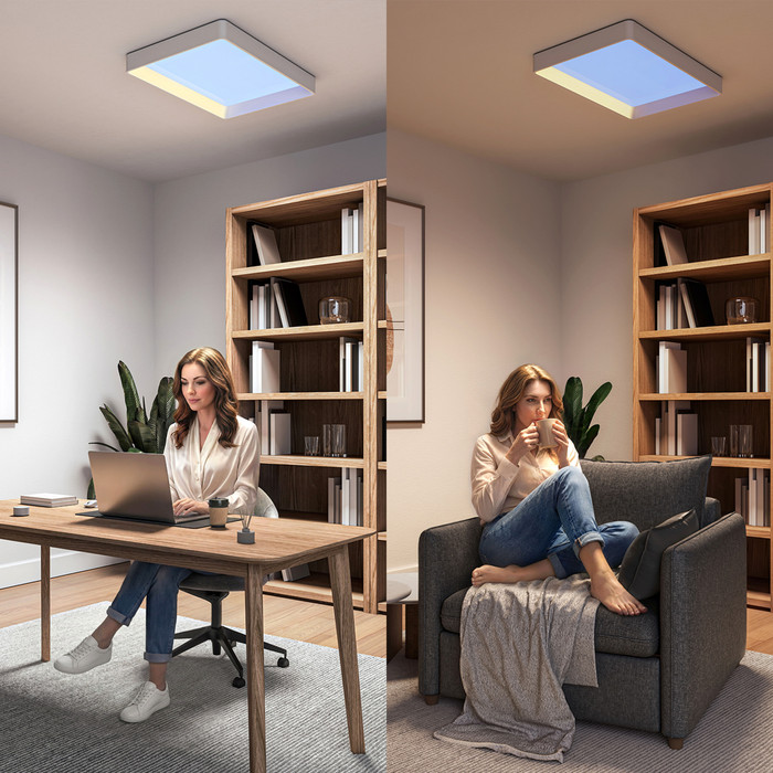 Philips Skylight Daglichtlamp Groot product in gebruik