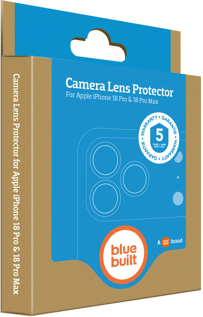 BlueBuilt Apple iPhone 18 Pro/18 Pro Max Camera Lens Protector verpakking