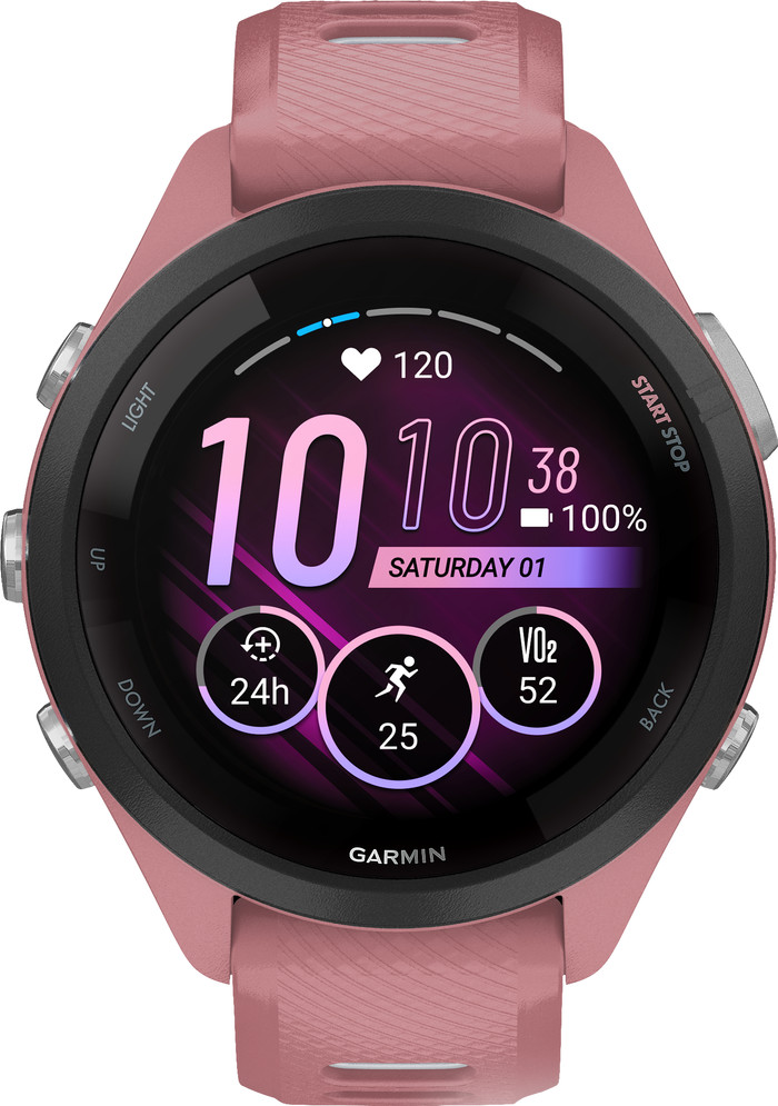 Garmin Forerunner 265S Roze voorkant