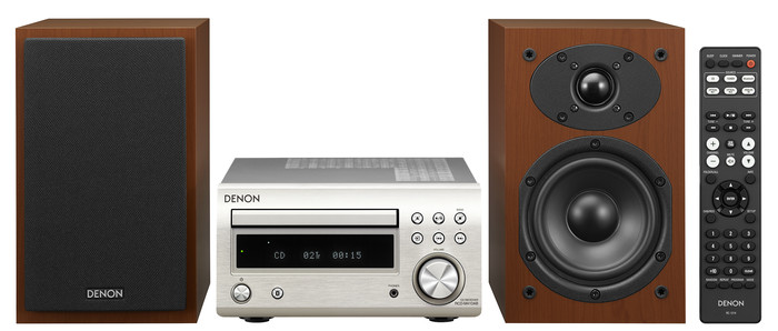 Denon D-M41DAB Zilver/Bruin Main Image