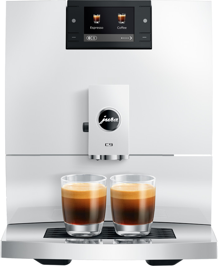 JURA C9 Piano White (EA) voorkant