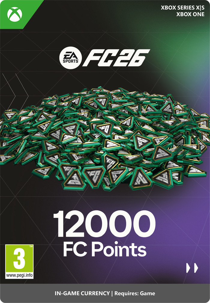 EA Sports FC 26 12000 FC Points Xbox Series X|S en Xbox One - Digitaal voorkant
