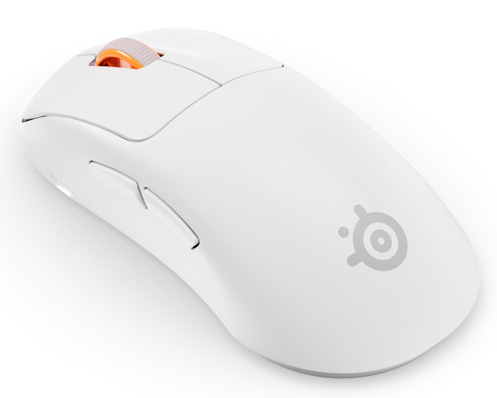 SteelSeries Rival Pro WL Draadloze Gaming Muis Wit linkerkant