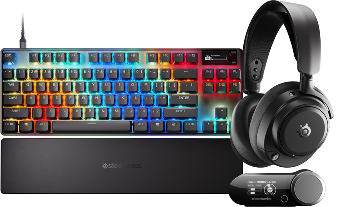 SteelSeries Arctis Nova Pro Omni Zwart + Apex Pro TKL Gen 3 Qwerty Zwart Main Image