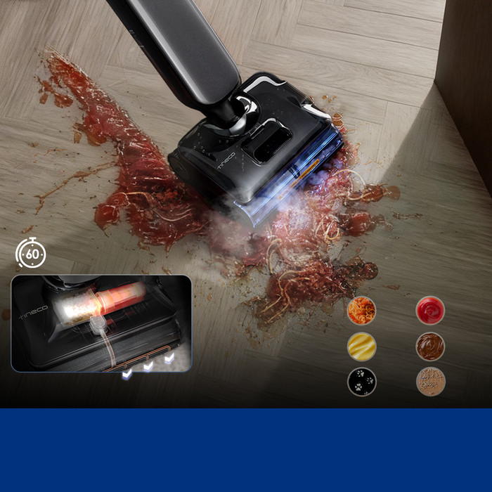 Tineco Floor One S9 Artist Steam Pro product in gebruik