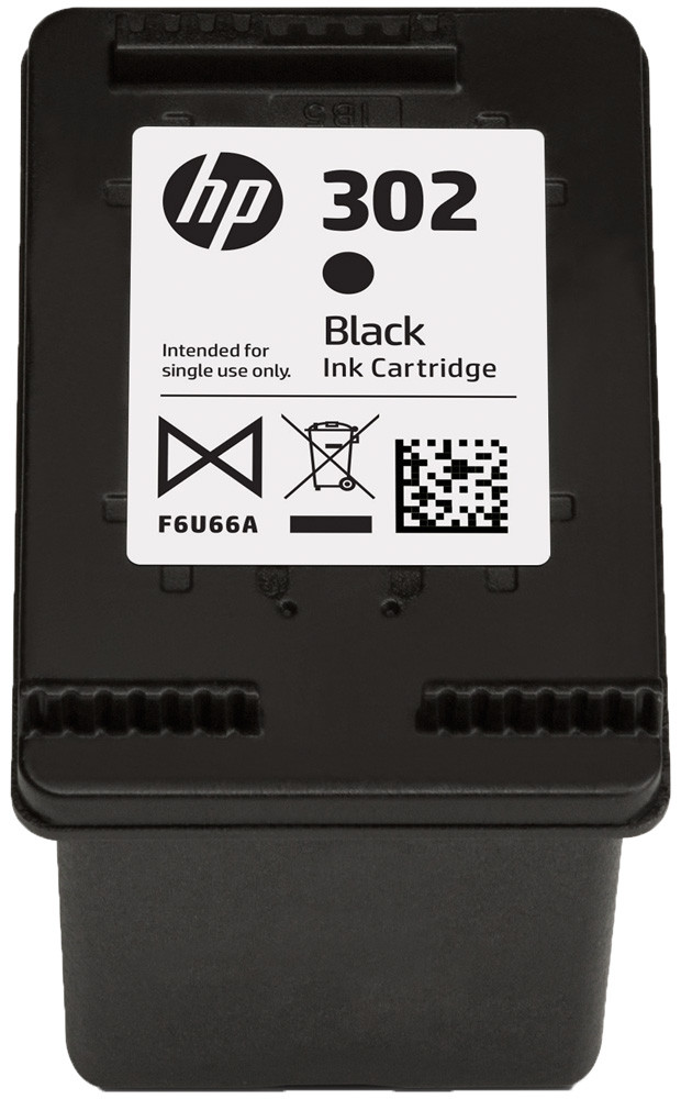 HP 302 Cartridge Zwart (F6U66AE) null