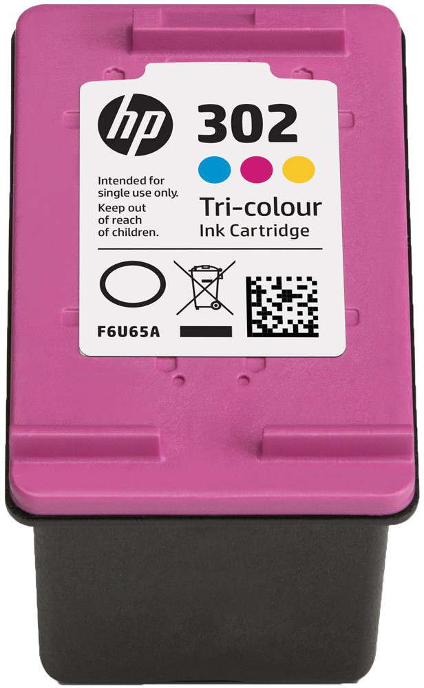 HP 302 Cartridges Kleur Duo Pack bovenkant