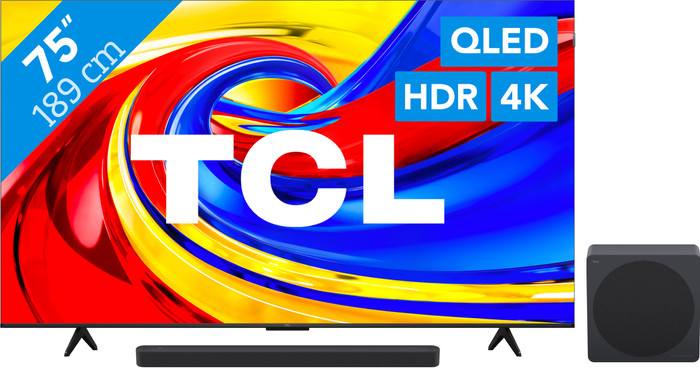 TCL QLED 75" P79L (2026) + TCL A65K Main Image
