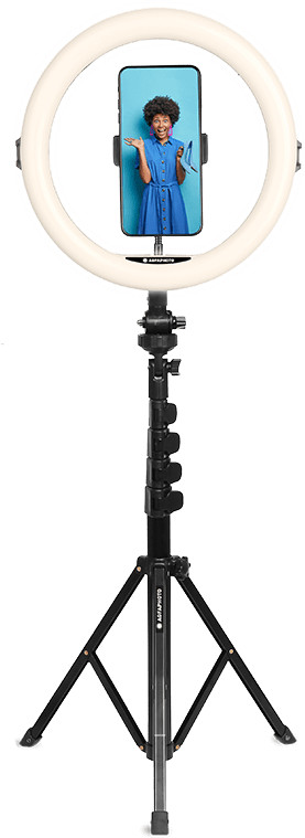 AgfaPhoto 11 Inch Ringlamp met 155cm Tripod en Remote Main Image