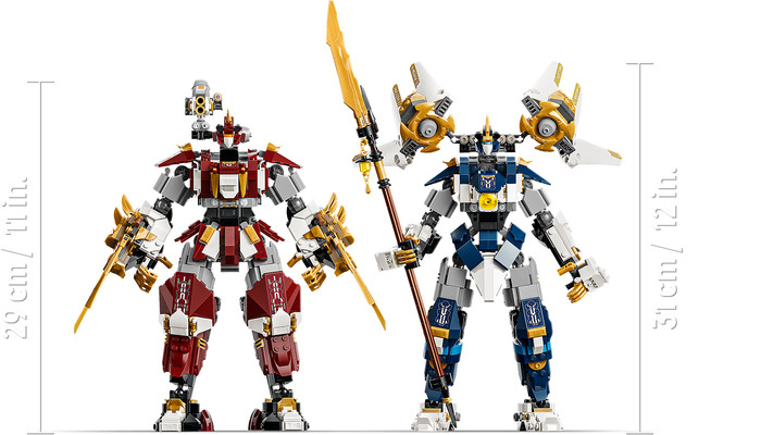LEGO Ninjago De Twee Torenhoge Mecha 71870 detail