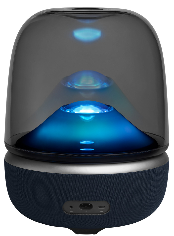 Harman Kardon Aura Studio 5 Wifi Zwart achterkant