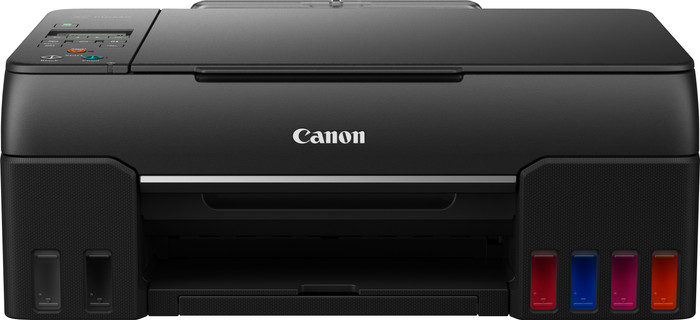 Canon PIXMA G650 MegaTank Photo + 1 set extra inktflesjes voorkant