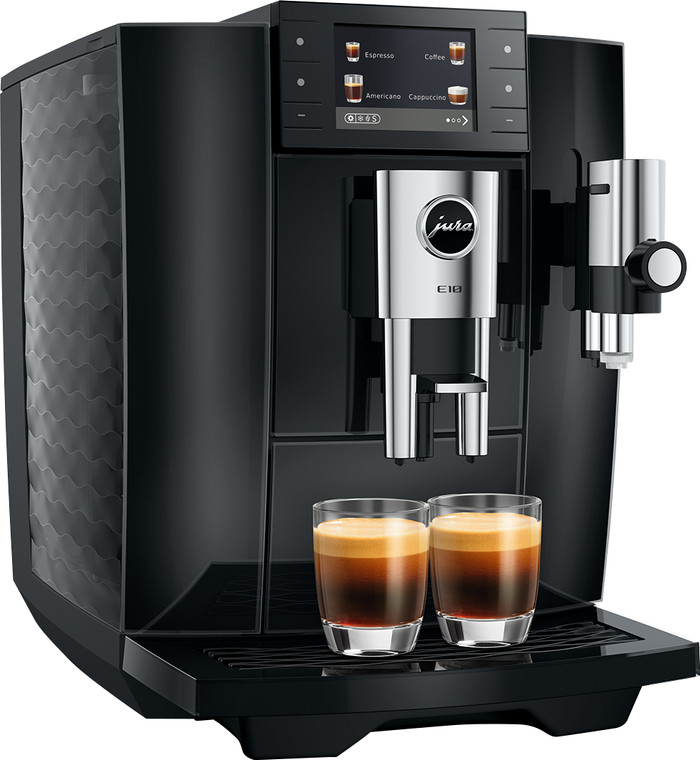JURA E10 Diamond Black (EA) linkerkant