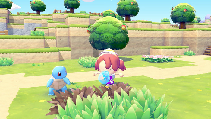 Nintendo Switch 2 + Pokémon Pokopia product in gebruik